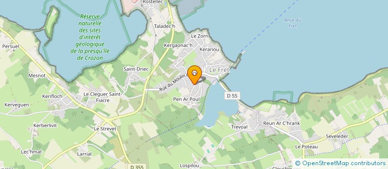 localisation de l'entreprise MADAME PASCALE JACQUELINE REMY  CROZON