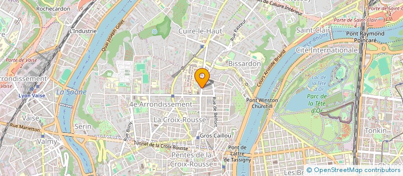 localisation de l'entreprise MADAME PASCALE JACQUET  LYON