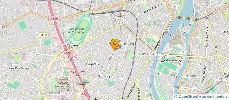 localisation de l'entreprise MADAME PASCALE JAILLANT  TOULOUSE