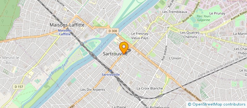 localisation de l'entreprise MADAME PASCALE JAM à SARTROUVILLE