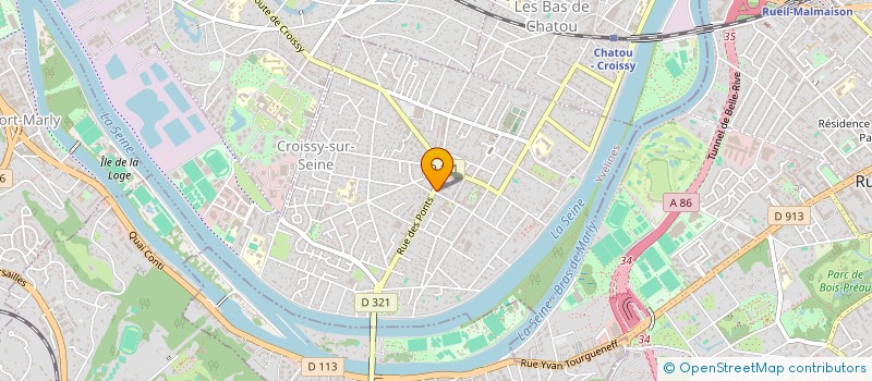 localisation de l'entreprise MADAME PASCALE JANIN à CROISSY SUR SEINE