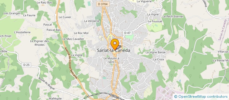 localisation de l'entreprise MADAME PASCALE JARDEL à SARLAT-LA-CANEDA