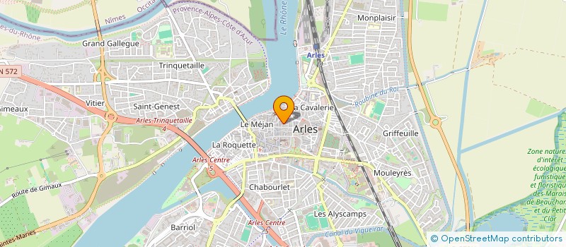 localisation de l'entreprise MADAME PASCALE JARDINO  ARLES