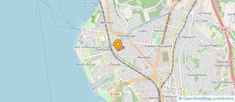 localisation de l'entreprise MADAME PASCALE JARILLOT à AIX-LES-BAINS