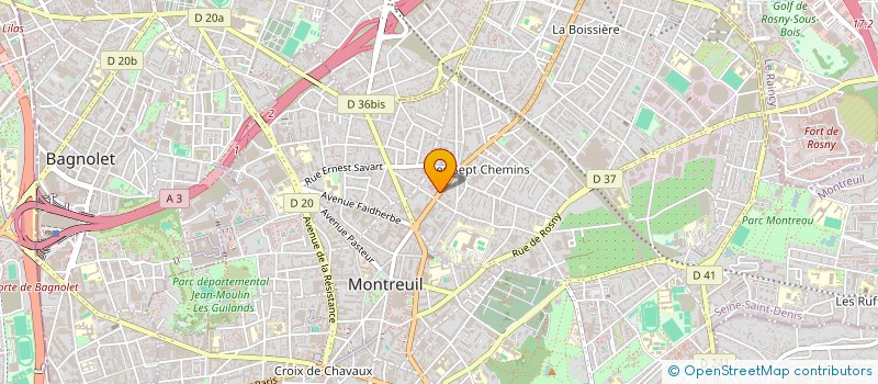 localisation de l'entreprise MADAME PASCALE JARRY à MONTREUIL