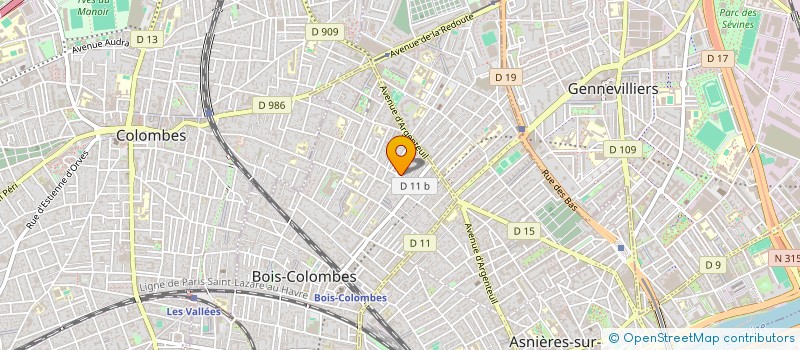 localisation de l'entreprise MADAME PASCALE JOFFROY à BOIS COLOMBES