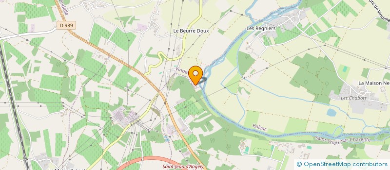 localisation de l'entreprise MADAME PASCALE JOLLY  VINDELLE