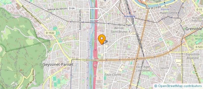 localisation de l'entreprise MADAME PASCALE JOUD à GRENOBLE