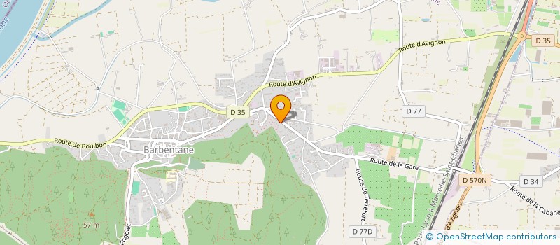 localisation de l'entreprise MADAME PASCALE JOUVAUD  BARBENTANE