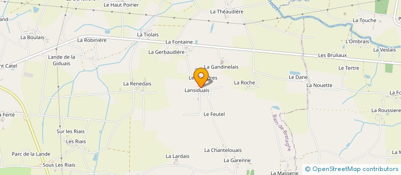 localisation de l'entreprise MADAME PASCALE JURET à SAINTE ANNE SUR VILAINE