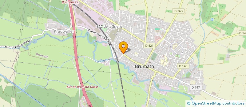 localisation de l'entreprise MADAME PASCALE KAEUFLING  HRDT