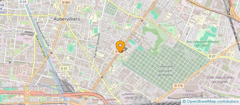 localisation de l'entreprise MADAME PASCALE KREDER  PANTIN