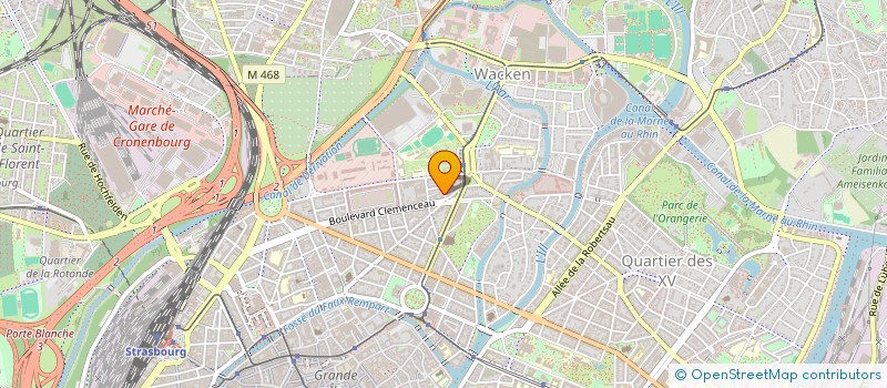 localisation de l'entreprise MADAME PASCALE KUNTZ  STRASBOURG