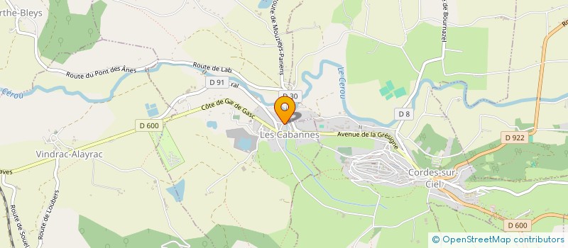localisation de l'entreprise MADAME PASCALE KUTNER à CORDES-SUR-CIEL