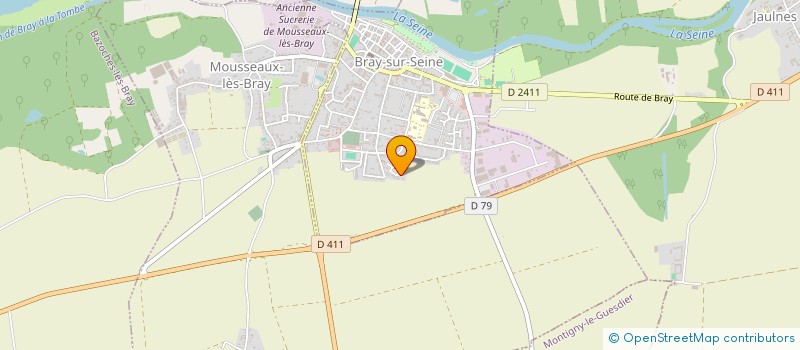 localisation de l'entreprise MADAME PASCALE L'HOSPITALIER  BRAY-SUR-SEINE