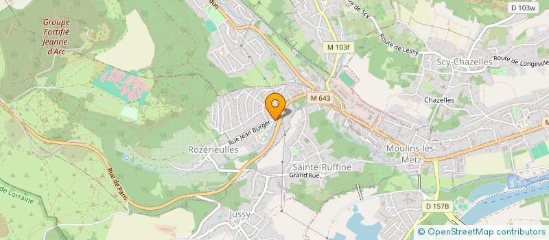 localisation de l'entreprise MADAME PASCALE LABARRE  ROZERIEULLES