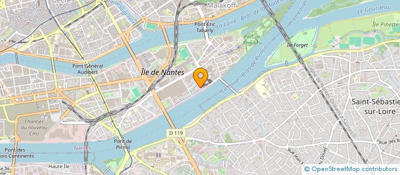 localisation de l'entreprise MADAME PASCALE LAGRAULET à NANTES