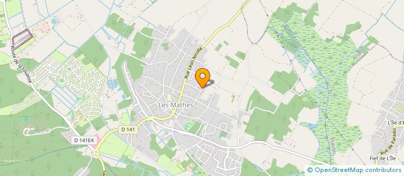 localisation de l'entreprise MADAME PASCALE LAHITTE  LES MATHES