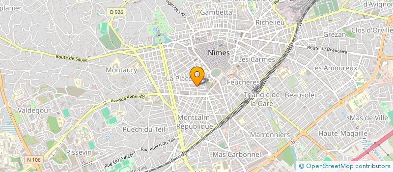 localisation de l'entreprise MADAME PASCALE LALIN  NIMES