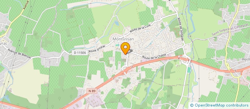 localisation de l'entreprise MADAME PASCALE LAMARRE  MONTUSSAN