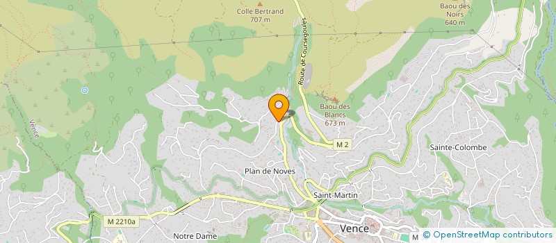 localisation de l'entreprise MADAME PASCALE LAMY à VENCE