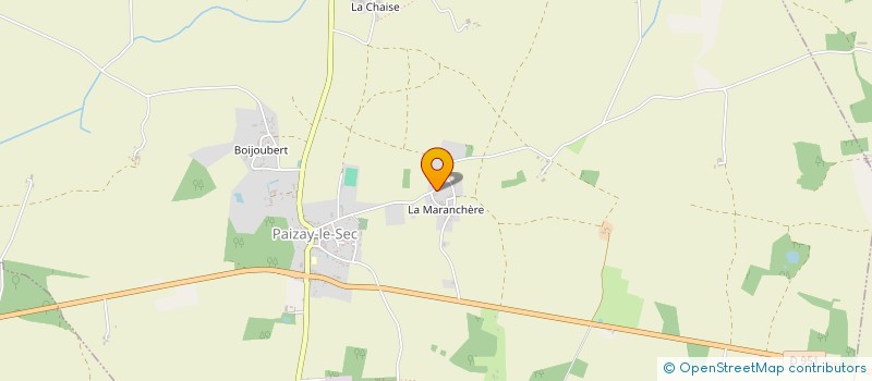 localisation de l'entreprise MADAME PASCALE LANNAUD  PAIZAY-LE-SEC