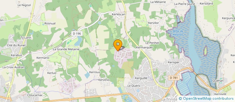 localisation de l'entreprise MADAME PASCALE LATOUCHE  LA TRINITE-SUR-MER