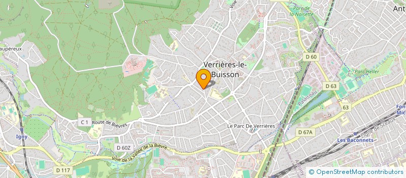 localisation de l'entreprise MADAME PASCALE LAVERGNE à VERRIERES-LE-BUISSON