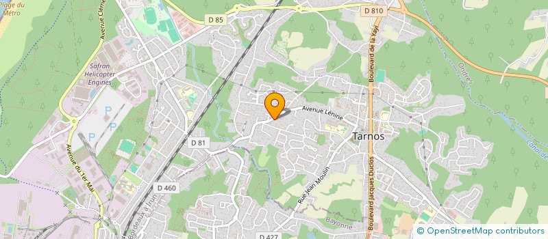 localisation de l'entreprise MADAME PASCALE LAVERTON  TARNOS