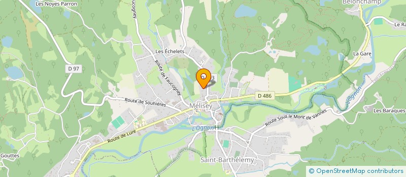 localisation de l'entreprise MADAME PASCALE LAVISSE  MELISEY