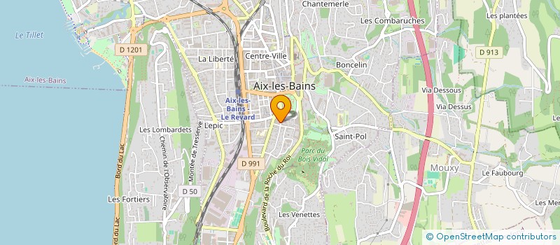 localisation de l'entreprise MADAME PASCALE LE LOUEREC à AIX-LES-BAINS