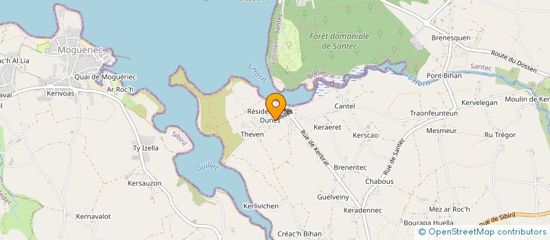 localisation de l'entreprise MADAME PASCALE LE NEN  PLOUGOULM