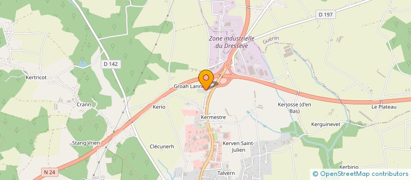 localisation de l'entreprise MADAME PASCALE LE ROUZIC  BAUD