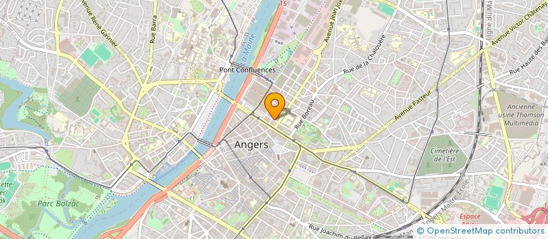 localisation de l'entreprise MADAME PASCALE LE THUAUT à ANGERS