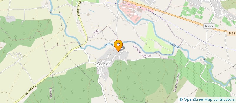 localisation de l'entreprise MADAME PASCALE LEBAS  SANILHAC-SAGRIES