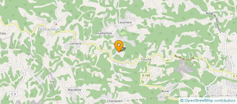 localisation de l'entreprise MADAME PASCALE LECHEL  SAINTE-ANNE