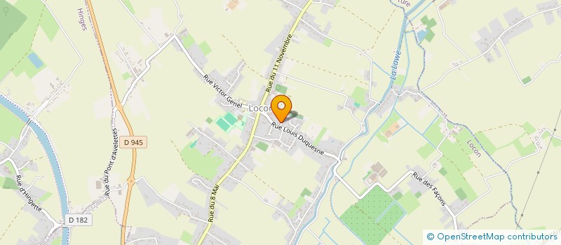 localisation de l'entreprise MADAME PASCALE LECLERCQ  LOCON