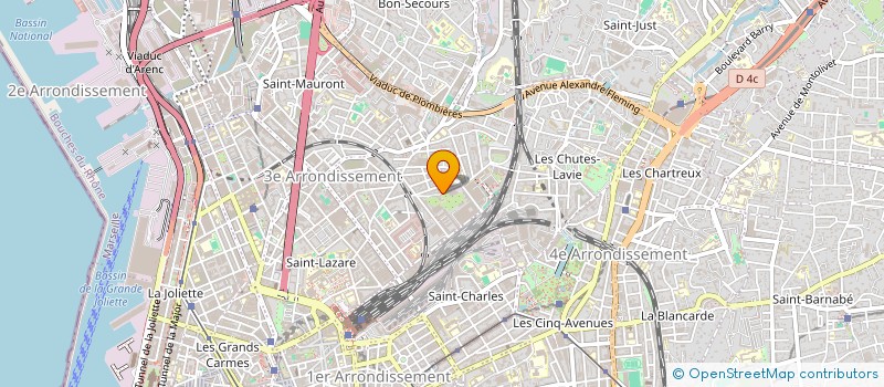 localisation de l'entreprise MADAME PASCALE LECOMTE à MARSEILLE