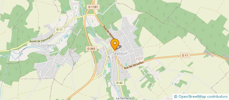 localisation de l'entreprise MADAME PASCALE LEFEBVRE à SEPTEUIL