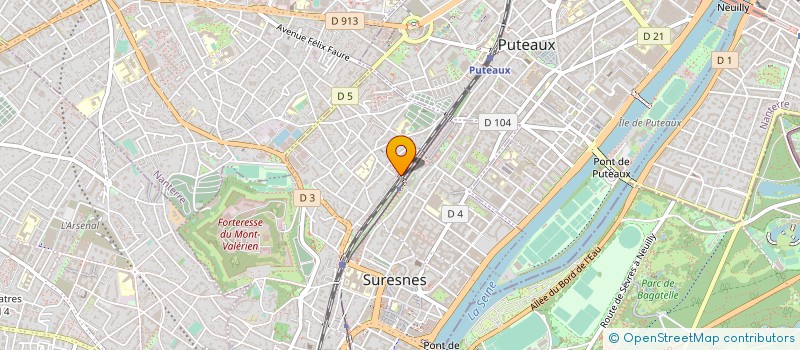 localisation de l'entreprise MADAME PASCALE LEFEVRE à SURESNES