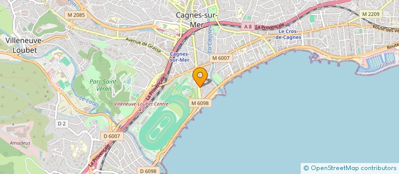 localisation de l'entreprise MADAME PASCALE LEGRAS à CAGNES-SUR-MER