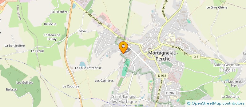 localisation de l'entreprise MADAME PASCALE LEGUAY à SAINT-LANGIS-LES-MORTAGNE