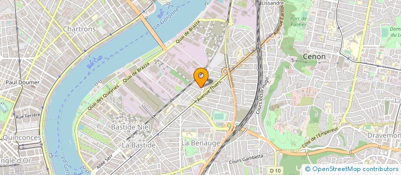 localisation de l'entreprise MADAME PASCALE LEJEUNE  BORDEAUX