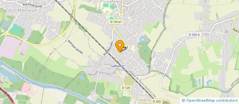 localisation de l'entreprise MADAME PASCALE LEMARCHAND  LEFOREST