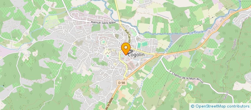 localisation de l'entreprise MADAME PASCALE LEMETAIS à COGOLIN