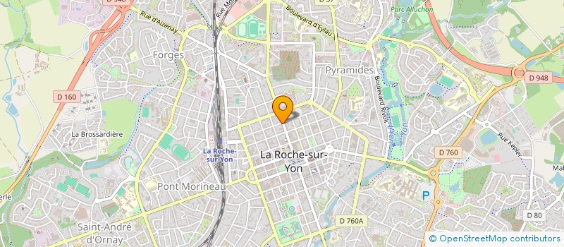 localisation de l'entreprise MADAME PASCALE LENAIN à LA ROCHE-SUR-YON