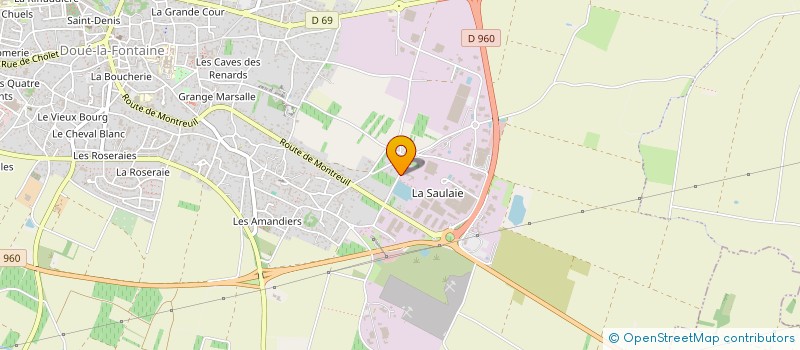 localisation de l'entreprise MADAME PASCALE LEROUX à DENEZE-SOUS-DOUE