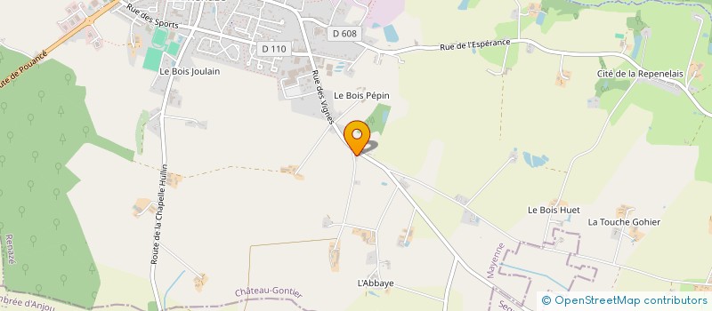 localisation de l'entreprise MADAME PASCALE LEROY  RENAZE