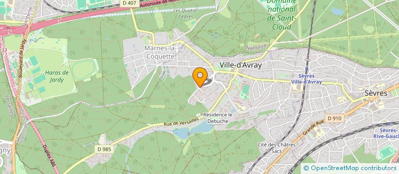 localisation de l'entreprise MADAME PASCALE LESAUVAGE à VILLE-D'AVRAY