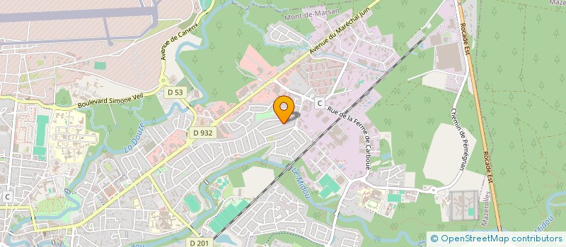 localisation de l'entreprise MADAME PASCALE LESCARRET  MONT-DE-MARSAN